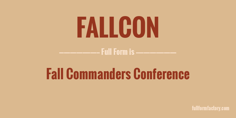 fallcon-full-form