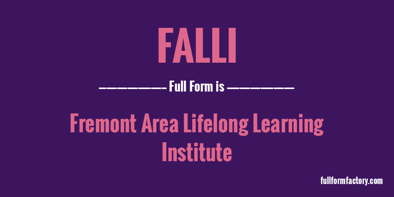 falli-full-form