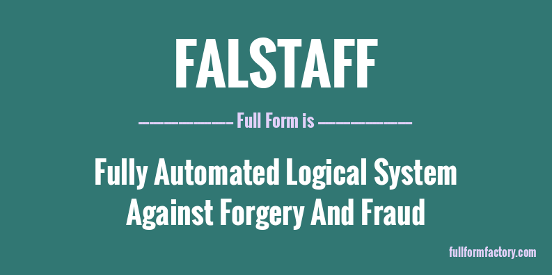 falstaff-full-form