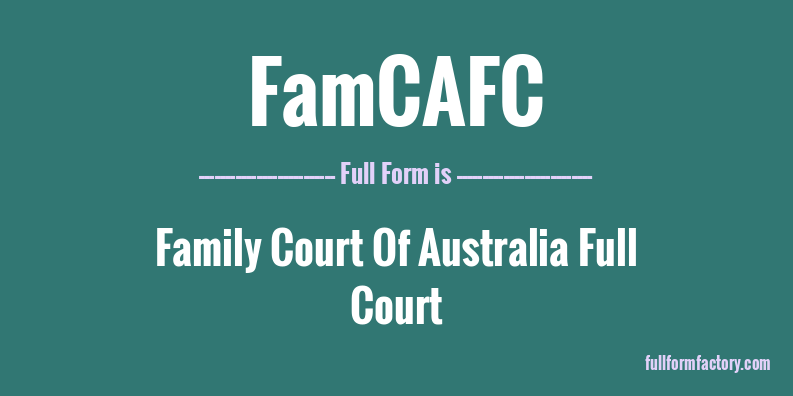 famcafc-full-form