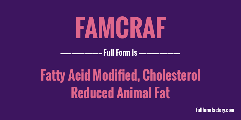 famcraf-full-form