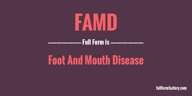 famd-full-form