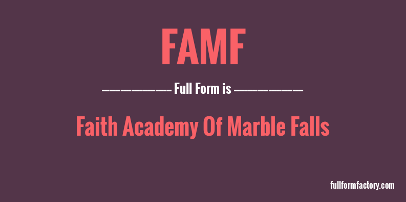 famf-full-form