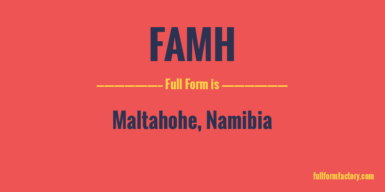 famh-full-form