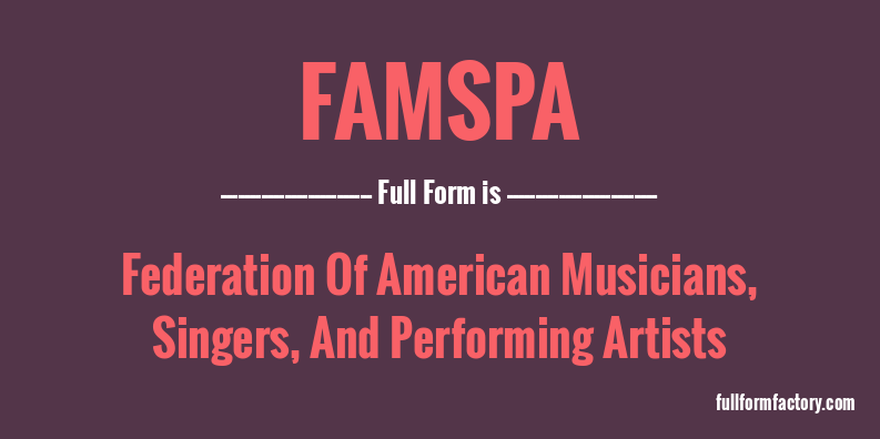 famspa-full-form