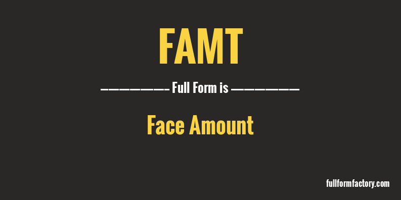 famt-full-form