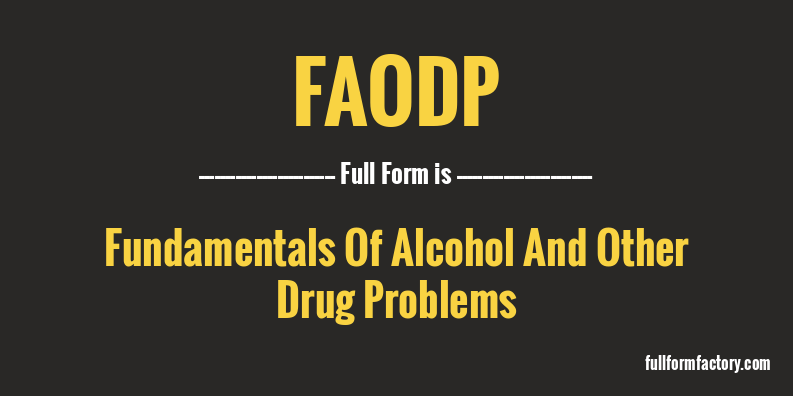 faodp-full-form