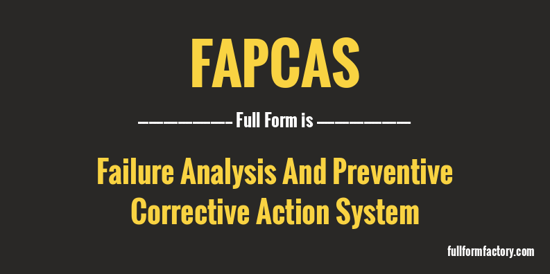 fapcas-full-form