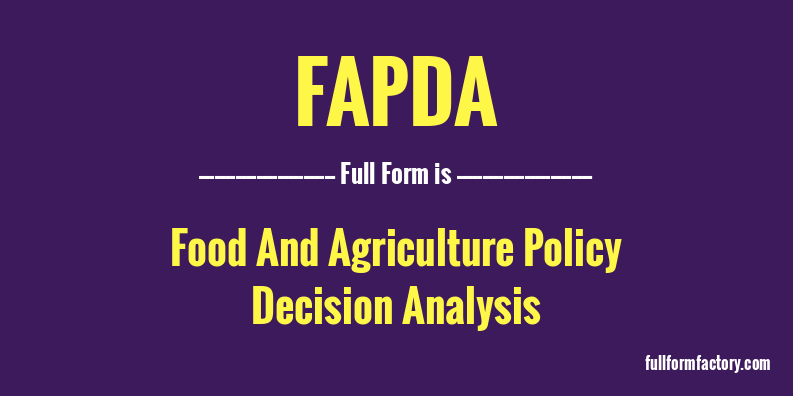 fapda-full-form