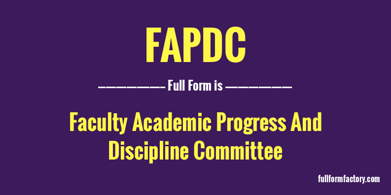 fapdc-full-form