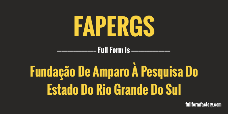 fapergs-full-form