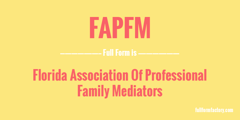 fapfm-full-form