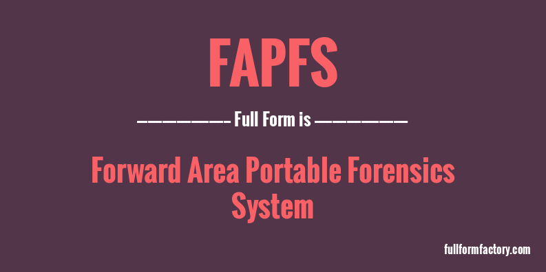 fapfs-full-form