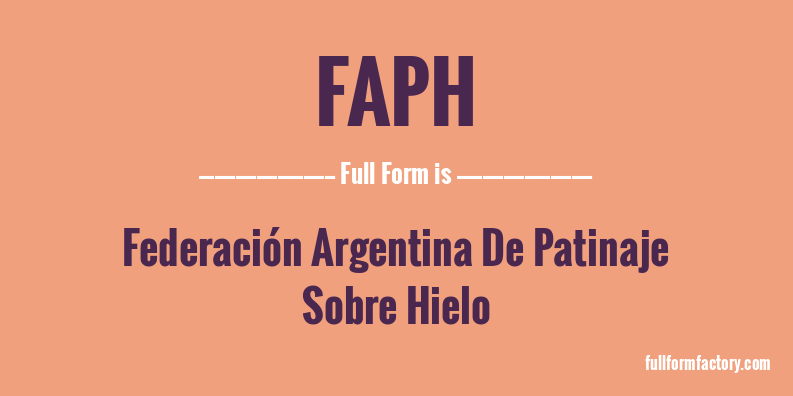 faph-full-form