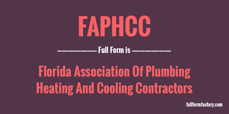 faphcc-full-form