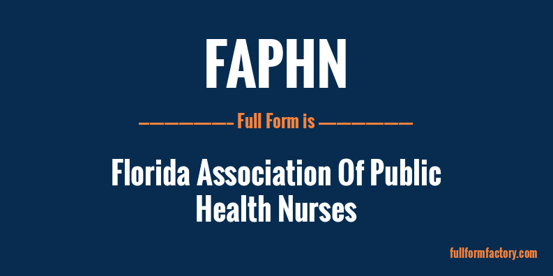 faphn-full-form