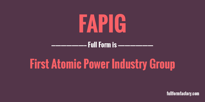 fapig-full-form