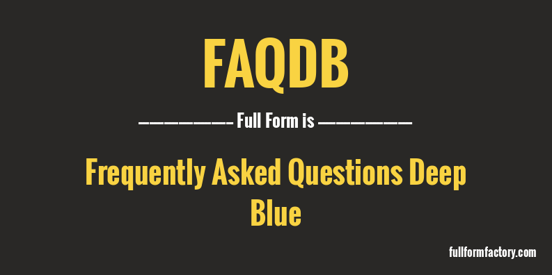 faqdb-full-form