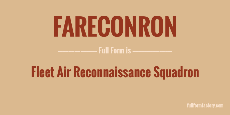 fareconron-full-form