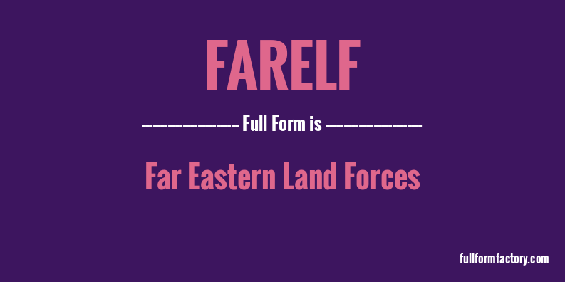 farelf-full-form