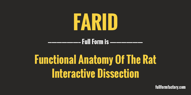 farid-full-form