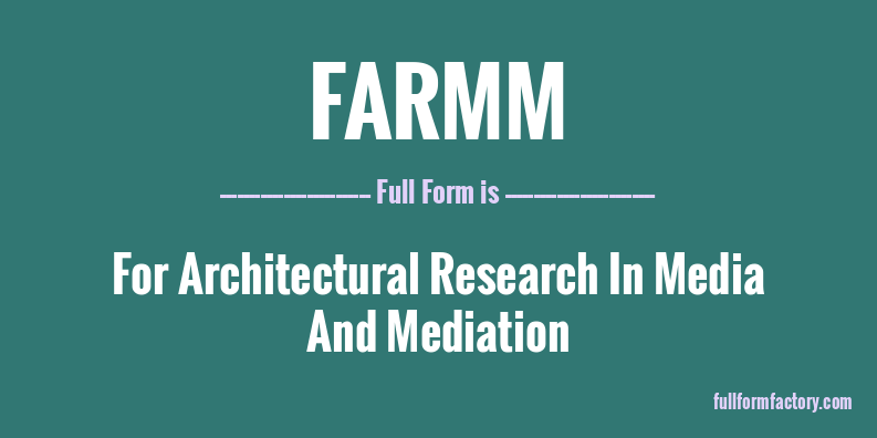 farmm-full-form