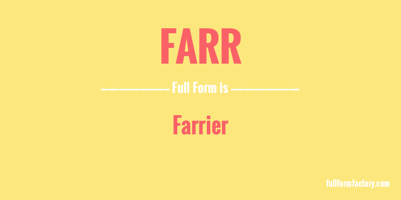 farr-full-form