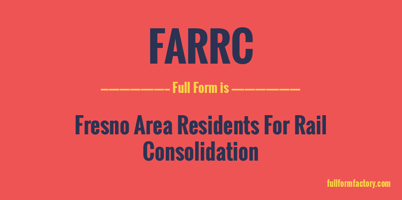 farrc-full-form