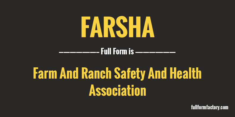 farsha-full-form