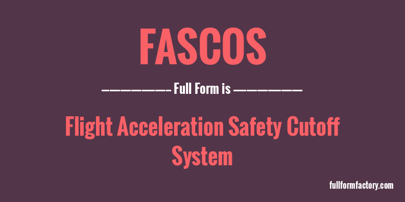 fascos-full-form