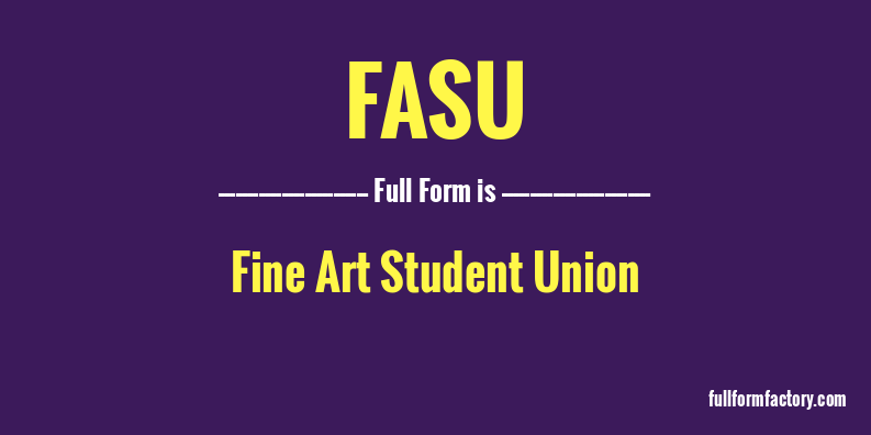 fasu-full-form