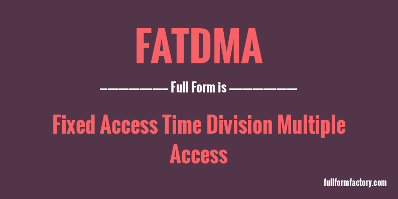 fatdma-full-form