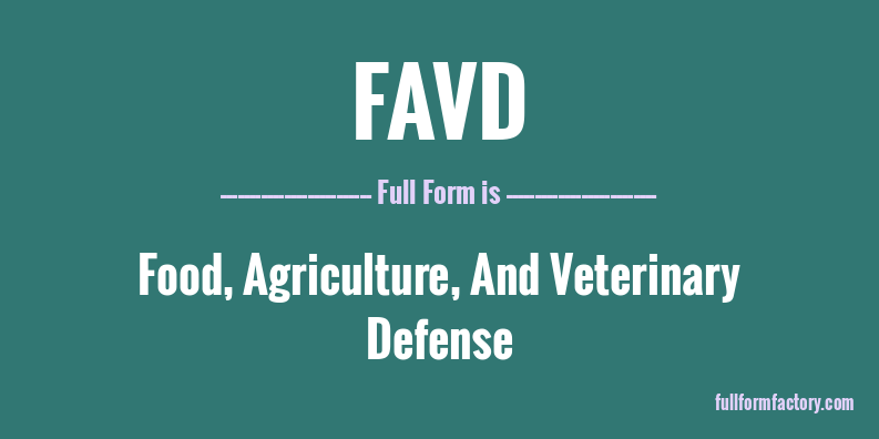 favd-full-form