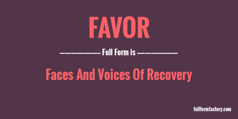 favor-full-form