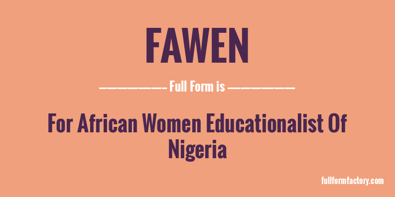 fawen-full-form