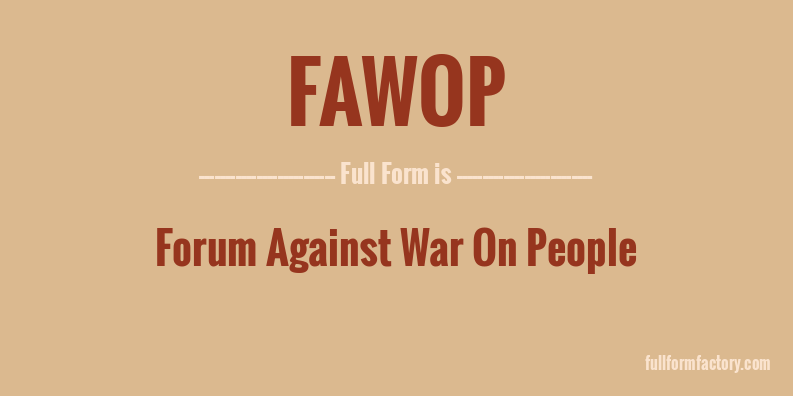 fawop-full-form
