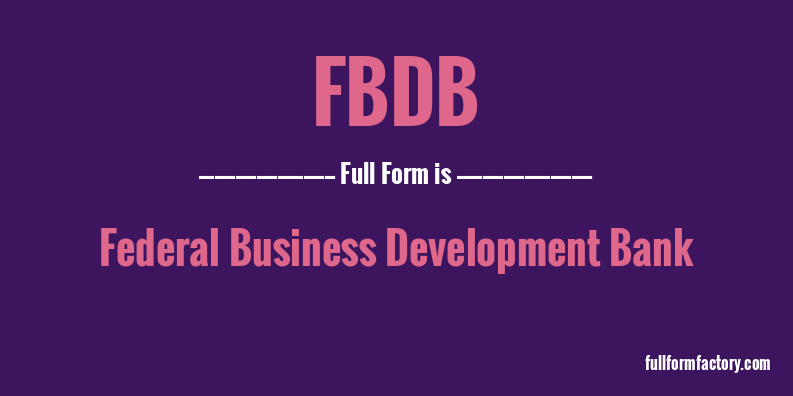 fbdb-full-form