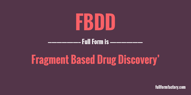 fbdd-full-form