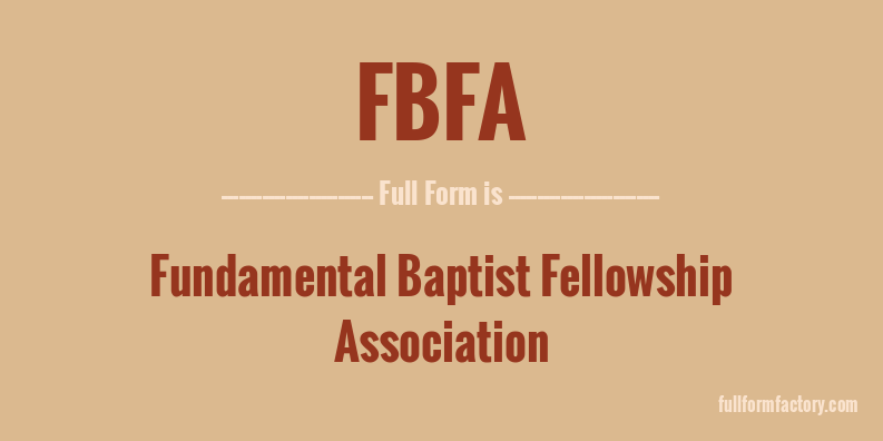 fbfa-full-form