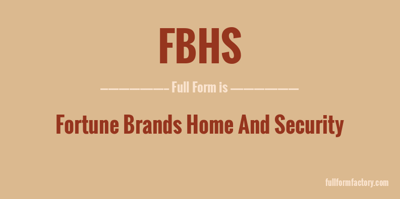 fbhs-full-form