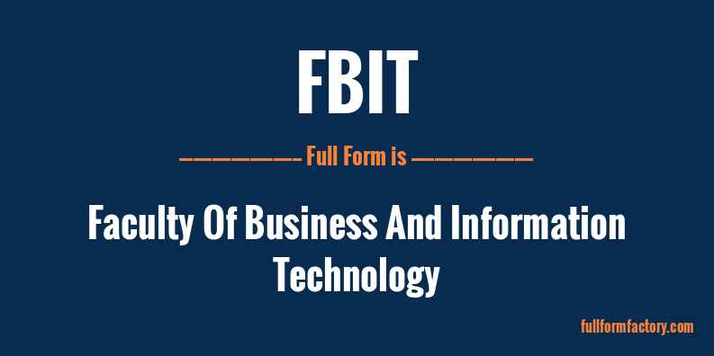 fbit-full-form