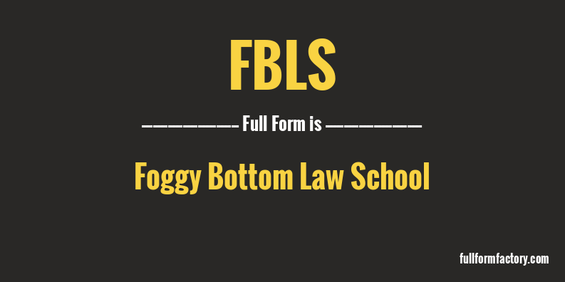 fbls-full-form