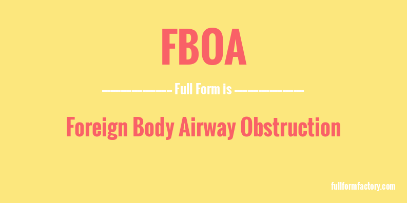 fboa-full-form