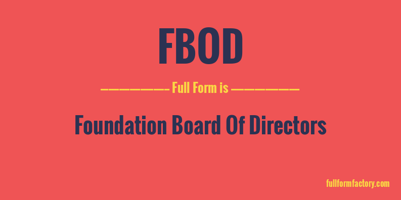 fbod-full-form