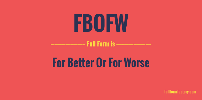 fbofw-full-form