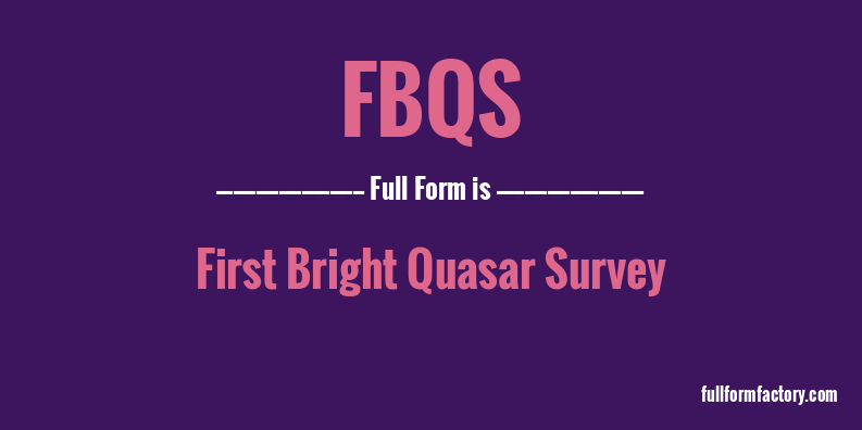 fbqs-full-form