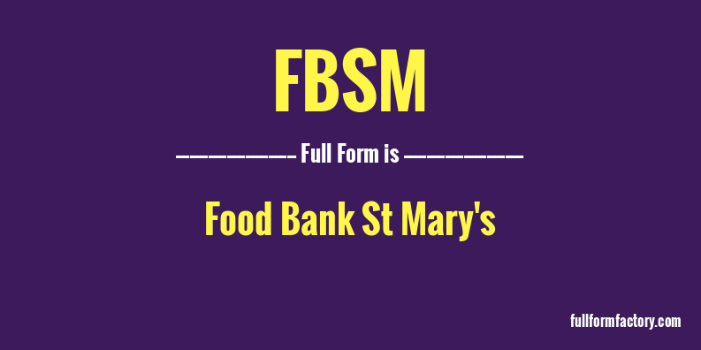 fbsm-full-form