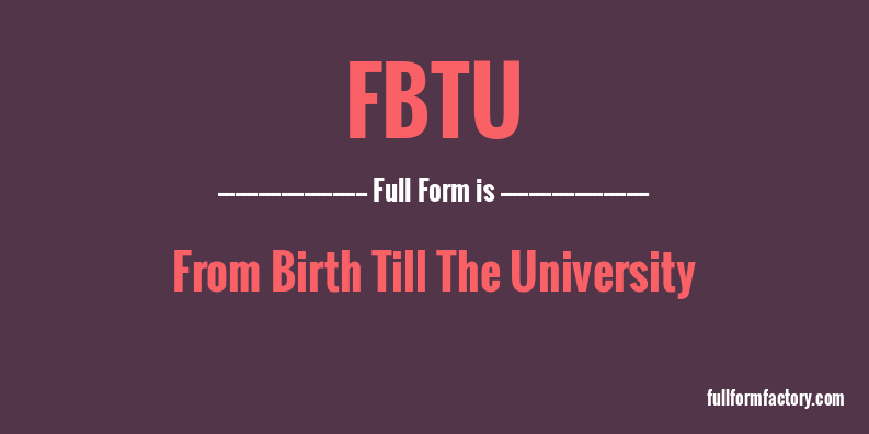 fbtu-full-form