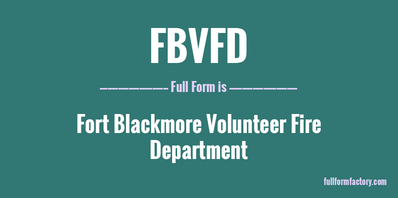 fbvfd-full-form