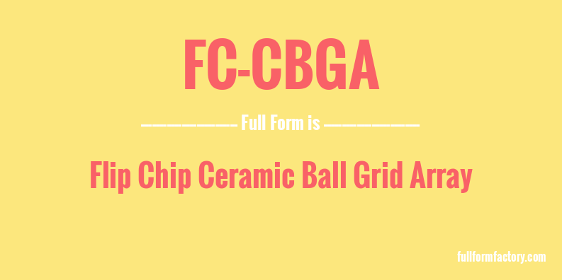 fc-cbga-full-form